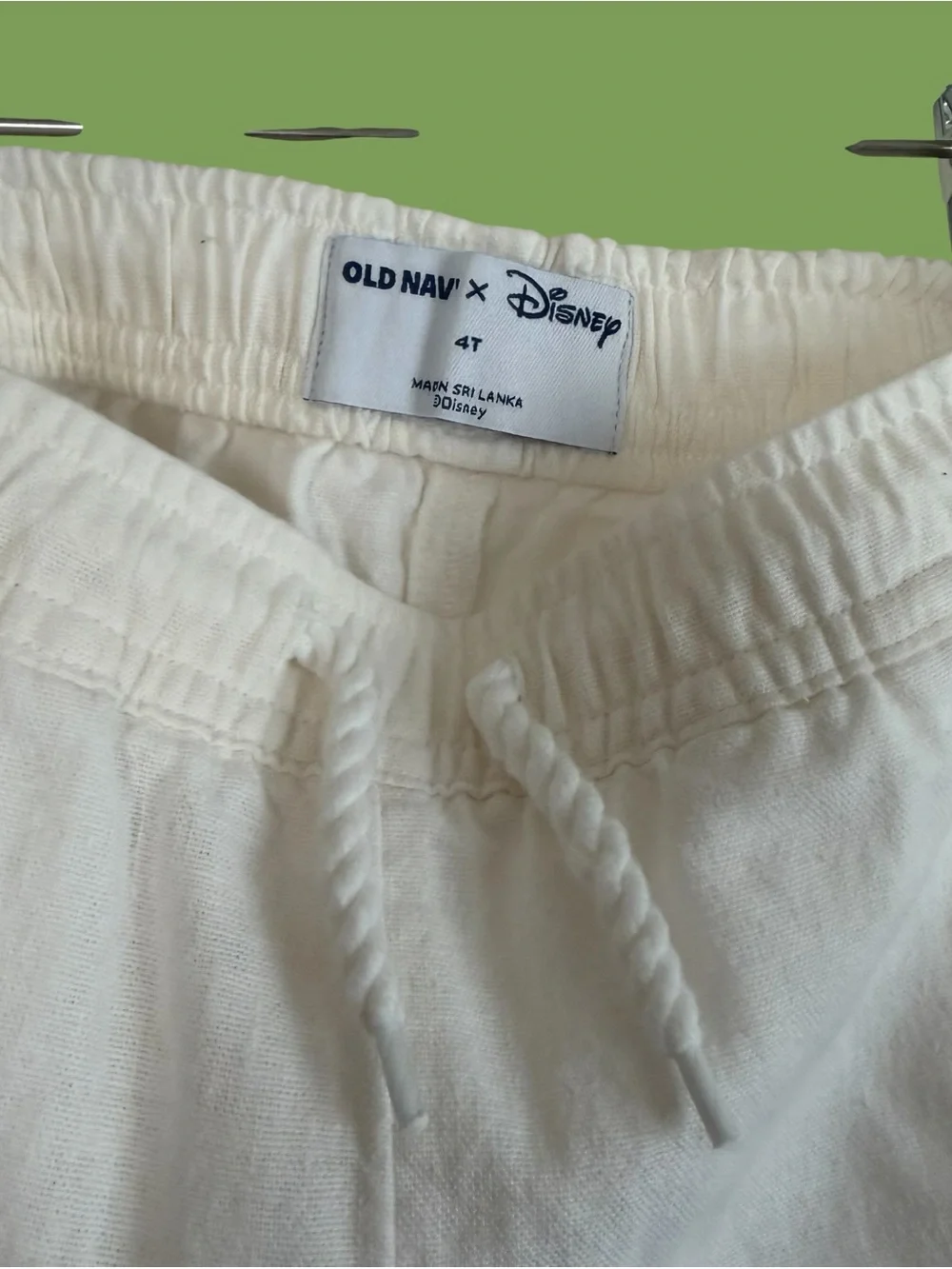 Old Navy x Disney Mickey Mouse Knee Length Linen-Blend Shorts 4T